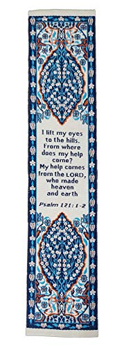 Logos Bookmark -Psalm 121:1-2, Christian, Cloth Carpet Bookmark