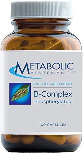 Metabolic Maintenance 2-Product Set With B-Complex Phosphorylated - Energy + Nerve Support (100 Capsules) + Vitamin D-3 5000 Iu - Bone, Immune + Mood Support (90 Capsules) #TOP2