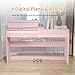 WENCAI 88 Key Electric Piano Velocity-Sensitive Keyboard, 88 Keys Home Upright Digital Pianos, Wooden Electronic Piano for Beginner Adult with 3 Pedals, Supports USB-MIDI/Wireless Connect, Pink