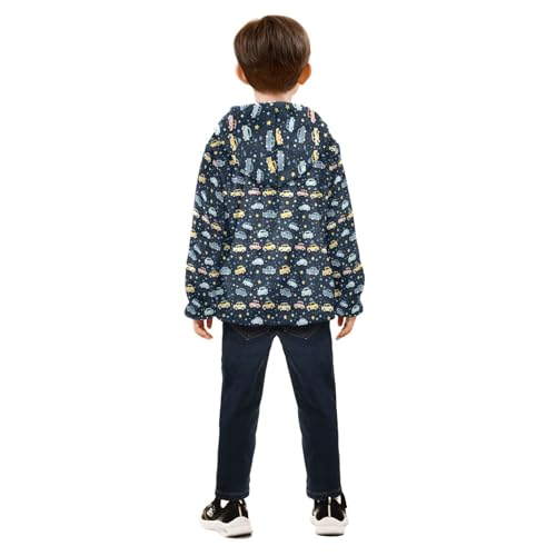 Cute Car Star Boys Fleece Coat,Children's Zip-Up Hoodie Jacket,Baby Warm Fashion Outerwear 3-10T,A1132934
