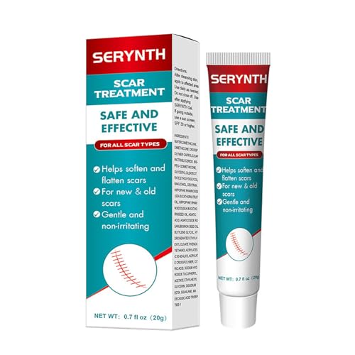 Crema Cicatrices 20g, Crema Cicatrizante Eficaz, Aplicable a Quirurgicas, Reduce la Apariencia, Cicatricial Viejas y Nuevas de Quemaduras, Heridas, Acne Cara, éticas, Queloides, Antiguas, Cesarianas