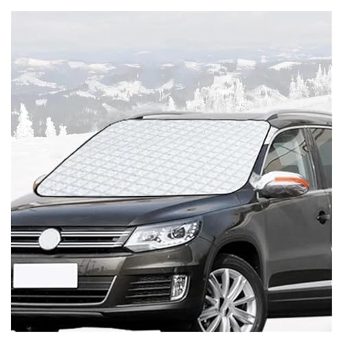 Couverture de neige pour pare-brise de voiture Tiguan lors des départs au ski en hiver