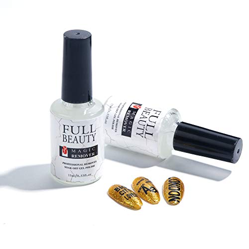 Nagellak Remover 2 stuks Magische nagellakremover 15ml Nagellak verwijderaar voor Nagellak Verwijderen en Nagellak… - Afbeelding 3