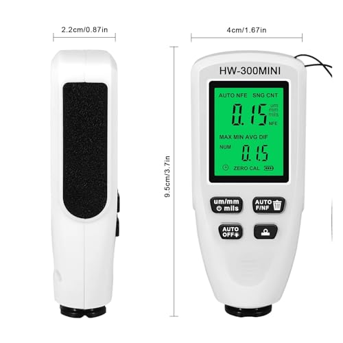 Medidor Digital Portátil de Espesor para Pintura Automotriz miniatura 6