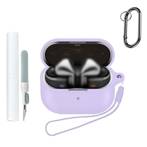 KOOLRIVER�EFor Galaxy Buds3 FE �P�[�X �V���R�� �V���v�� �ی�J�o�[ �J���r�i�t�� ���C�����X�C���z�� �J�o�[ ���h�~ For �M�����N�V�[�o�b�Y3 �ی�P�[�X(�p�[�v��)