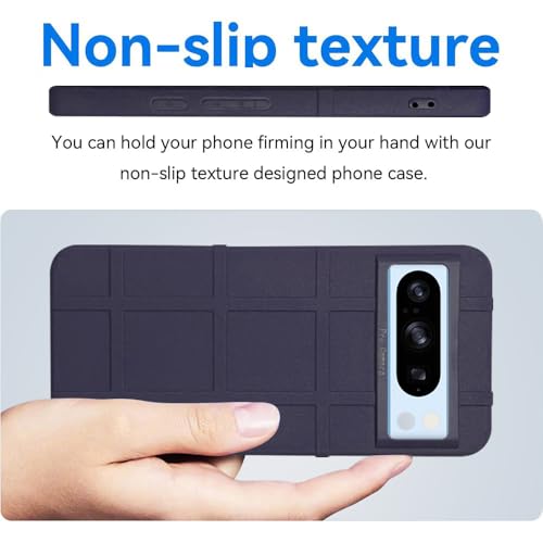 Image of amazon basics Shockproof Back Case Cover for Google Pixel 8 Pro 5G | 360 Degree Protection | Slim Protective Case | Anti-Scratch Tough TPU Case for Google Pixel 8 Pro 5G (Blue)