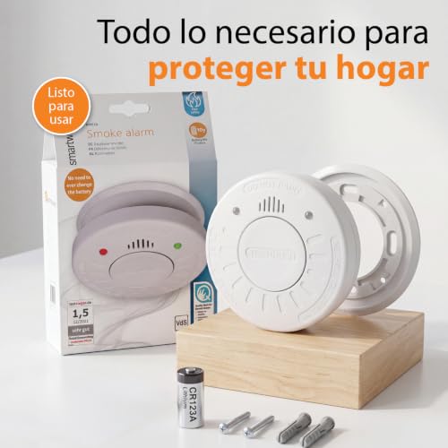 Miniatura 9 de Smartwares Detector De Humos - 85 Db - Sensor Óptico - Batería 10 Años - Etiqueta Q - 10.025.28