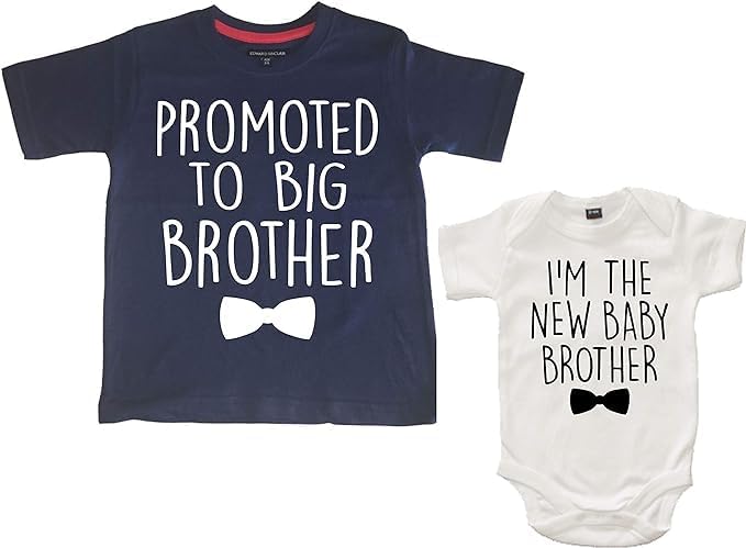 Ensemble t-shirt et body bébé Big Brother Edward Sinclair