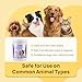 HICC PET Dog Ear Wipes Finger 50 Count Dog Ear Cleaner Wipes for Dogs & Cats, Dog Ear Infection Treatment to Relieve Ear Itching & Inflammation, Remove Ear Wax, Dirt, Smelly - Honey Scent