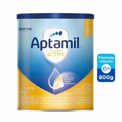 2 Latas- Fórmula Infantil em pó Aptamil Active- Danone 800gr