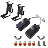 41A5034 G801CB-P Garage Door Sensors Kit with 2 Mounting Brackets Replacement Saftey Sensors Compati