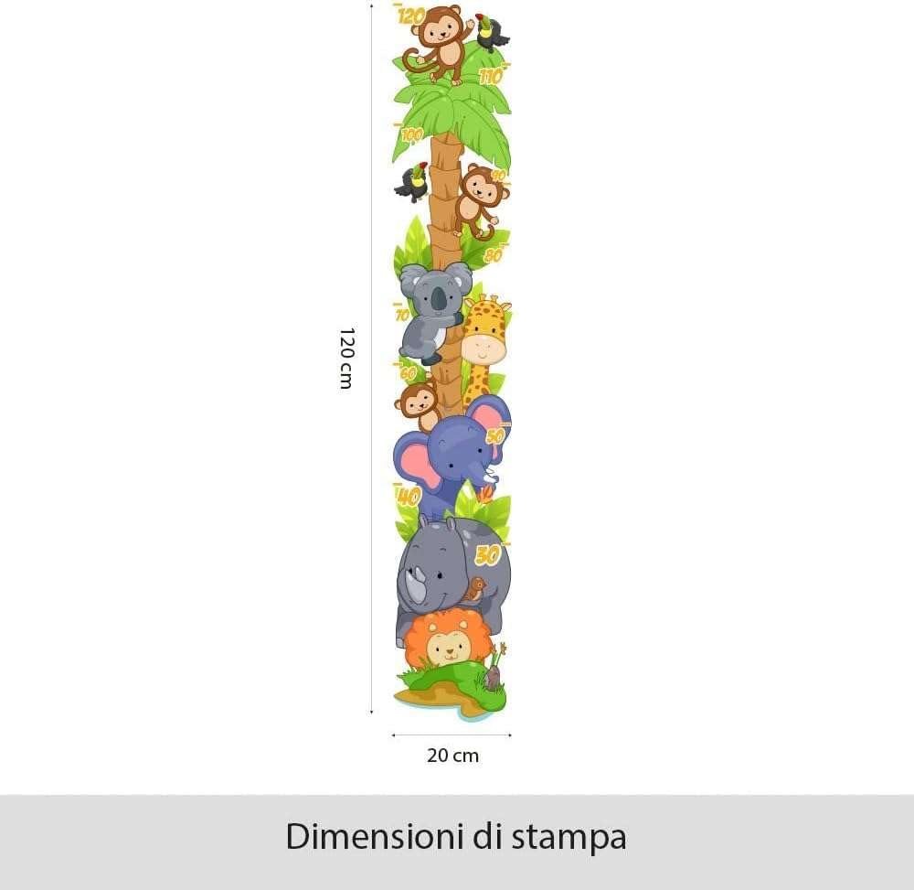 kina - UVB00228 Meters Children Wall Decoration in Transparent PVC Wall Stickers - Size 20x120, Transparent/Green - Image 2
