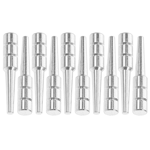 ibasenice Cribbage Pegs 10Pcs Metal Game Scoring Pegs Fit 1/8 Inch Holes for Card Games Portable Score Pegs for Family Parties and Game Accessories