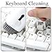 walrfid Laptop Keyboard Earbud Screen Cleaner Sprayer Kit for Airpods Pro MacBook iPad iPhone iPod, Electronics Airpod Cleaning Pen Brush Tool for PC Monitor TV Phone Computer Headphone - White