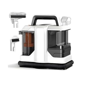 Draagbare tapijtreiniger, draagbare tapijtbank, dieptereinigingsapparatuur met 2 borstels, voor huisdiervlekken, bank, tapijt, matras, autostoel en gordijn