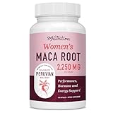 Organic Maca Root Capsules for Women | Peruvian Maca 2250MG Extra Strength | Red, Black & Yellow Maca Pills with Black Pepper | Herbal Supplement to Support Energy, Hormone Balance, Menopause & Cycles