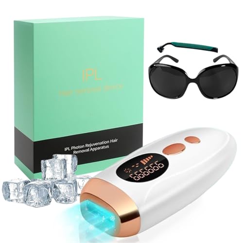 Depiladora Eléctrica Mujer, Depiladora, Maquina Depilar Mujer, con 2 Modos y Pantalla LCD Táctil, Eliminación Del Vello En Casa, para Mujer y Hombre, Piernas, Bikini, Axilas, Cara, Cuerpo, Blanca