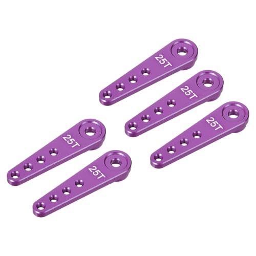 Palonnier servo 25T bras de direction violet 37 mm pour voiture et bateau RC