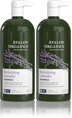 Image of Avalon Organics Revitalizing Lavender Shampoo,32 oz,(Pack of 2)