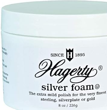 Hagerty 11070 8-Ounce Mild Silver Polish, White