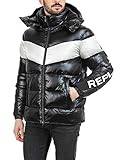 Estándar REPLAY M8094 .000.83834 Chaqueta, 10 Black/Ice, M para Hombre