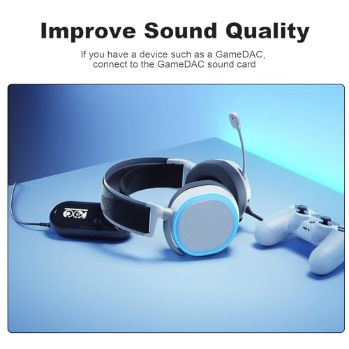 Image of Replacement Arctis 5 Audio Cable Cord Compatible with SteelSeries Arctis 3, Arctis Pro, Arctis 5, Arctis 7 Gaming Headset, Audio Cable 3.5mm Fit for GameDac