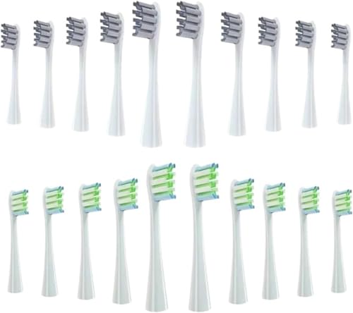 20 �̃u���V�w�b�h�����p Oclean X/X PRO/Z1 �u���V�����\�A���u���V�_�炩����(10 Grey 10 White)