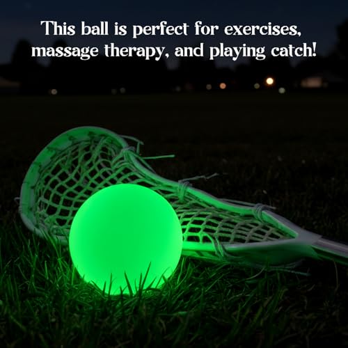 Soulchen 6 Pack Glow in The Dark Lacrosse Ball Official Size Night Practice Training Sport Ball for Indoor Outdoor Sports Gifts (Green) by Soulchen - Image 6