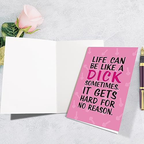 Funny Sympathy Card for Men Women, Humorous Encouragement Card for Him Her, Get Well Soon Card, Thinking Of You Card