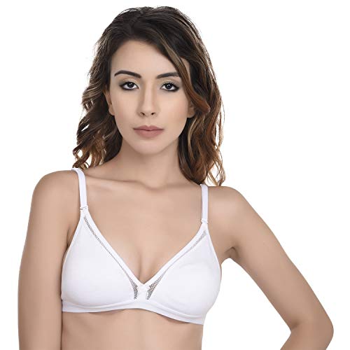 Image of Wirefree Non-Padded Teenager Backless Bra Panty Set for Women /Girls.