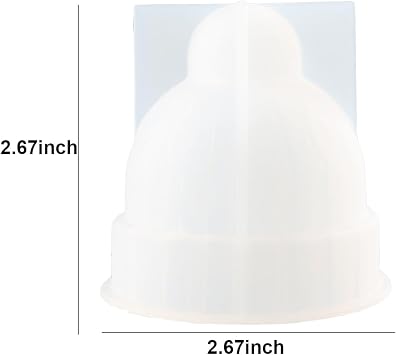 Christmas Hat Silicone Ornament Resin Mold Candle Molds