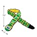 Outward Hound Durablez XX-Large Snake Stuffing-Free Squeaky Plush Dog Toy for Puppies & Dogs - Interactive, Soft Yet Tough, No Mess, Jumbo Squeaker, Long-Lasting Play, 70 inch, Blue