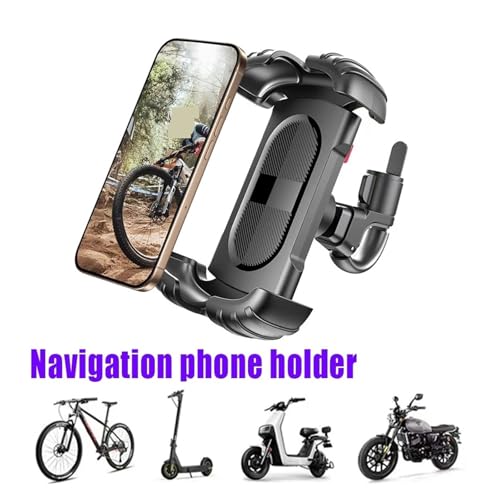 Support de téléphone pour vélo VTT de navigation avec boîtier de sécurité - 2