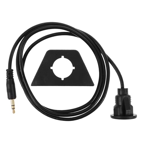 Cable de audio de 3.5mm para montaje en panel, 1m miniatura 1