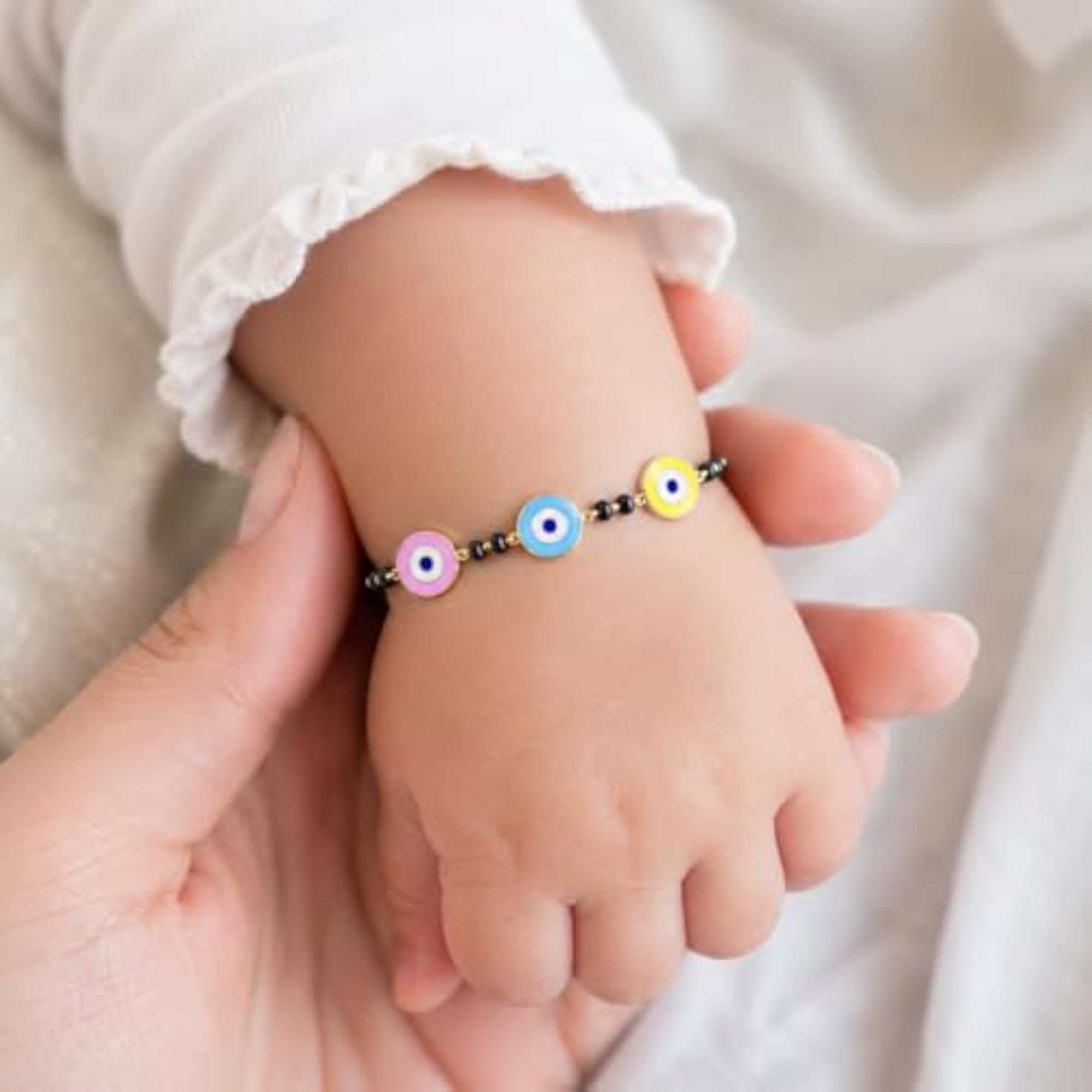 3 Evil Eyes Nazariya in 925 Sterling Silver