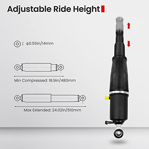 Vigor 2Pcs Rear Air Strut Absorber Compatible With Gmc Yukon 1500, Cadillac Escalade, Avalanche, Avalanche 1500, Suburban 1500, Tahoe Car Air Spring Shock, Oem Replace Number 25979394 #TOP3