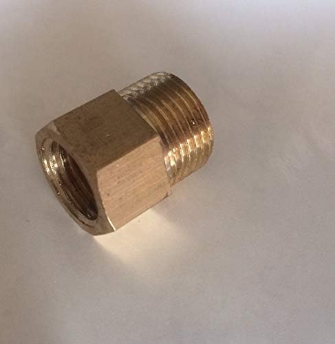 Metric M14 x 1.5 M14X1.5 Female to 3/8 Male BSPP BSP Pipe Fitting Coupling Gauge Adapter