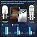 TJJTGBR LED light bulbs 12v Headlight Bulb for 1935-1939 Ford early style Tractor,Brighter 6500K Cool White, 1:1 Mini Size IP68 Waterproof Fog Lights, Quick Installation, Pack of 2,38450-33870