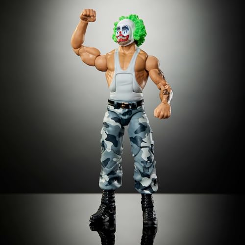 Figurine WWE Elite Bushwhacker Luke avec accessoires interchangeables Mattel catch - 5