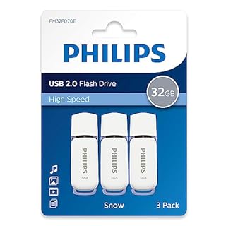 Pen Drive 32gb USB 2.0 Philips Snow Edition Grey FM32FD70E/00 chiavetta flash drive (32 GB) confezione da 3 pezzi