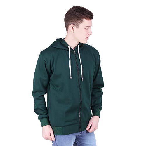 Image of Men's Cotton Hooded Neck Hoodie