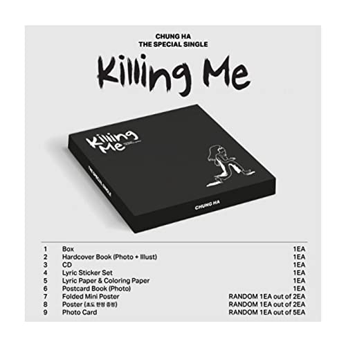 CHUNG HA Killing Me Contenido especial del álbum+Póster+Seguimiento Kpop Sealed CHUNGHA