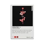 WEJWHHTHUU Violator By Depeche Mode Poster auf Leinwand, 