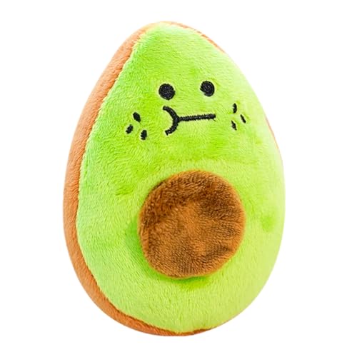 YNPQTDS Avocado Plüsch Für Hunde Plüsch 10x13 cm Haustierplüschspielzeug Plüschspielzeug Für Hunde Weiches Avocado Kauenspielzeug Für Kautraining Welpen Innen Außenbereich