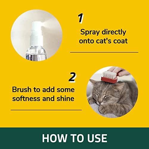 Breezytail Peto'cera Mist - Ceramide Mist For Dogs & Cats | Hypoallergenic Skin & Coat Care Spray | Flaky, Dandruff Conditioning |Softens & Detangles Hair | 5.07Oz #TOP4