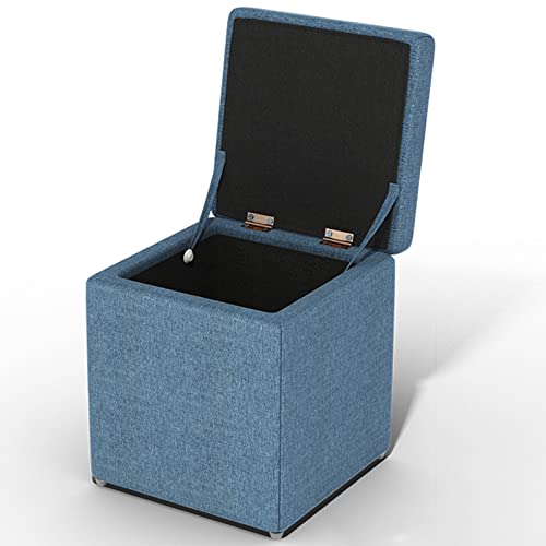 Repose-pieds ottoman en PU pour ranger vos objets et libérer l'espace - 4