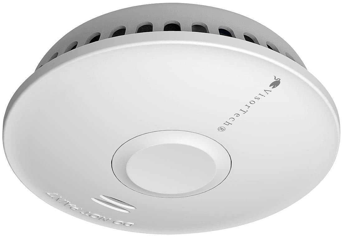 VisorTech Rauchwarnmelder: Vernetzbarer Funk-Rauchmelder, 85 dB, VDs-Zertifiziert, 10-J.-Batterie (Rauchmelder koppelbar, Funkrauchmelder, Alarmanlage)
