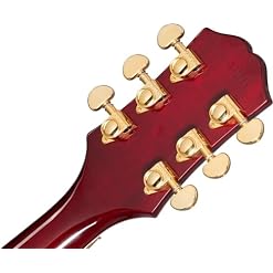 Epiphone Alex Lifeson Les Paul Custom Axcess (Ruby) – Guitare Électrique à Coupe Simple - Les Beatles, Paul McCartney, John Lennon, RIngo Starr, George Harrison Epiphone Alex Lifeson Les Paul Custom Axcess (Ruby) - Guitare Électrique à Coupe Simple – Image 7