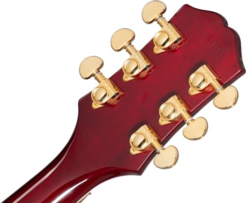 Epiphone Alex Lifeson Les Paul Custom Axcess (Ruby) – Guitare Électrique à Coupe Simple - Les Beatles, Paul McCartney, John Lennon, RIngo Starr, George Harrison Epiphone Alex Lifeson Les Paul Custom Axcess (Ruby) - Guitare Électrique à Coupe Simple – Image 8