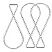 Maosifang 4 Inch Large Ceiling Hooks Clips Hangers T-bar Squeeze Clips Hangers for Office,Classroom and Home Decorations,20 Pack